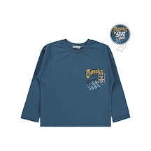 Civil Boys Classıc Est 96 Baskılı 6-9 Yaş Sweatshirt Km - Lacivert Açık Lacivert