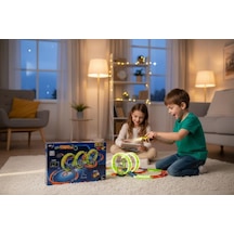 Sh40591 Şarjlı Fosforlu Racing Set 71 Parçalı