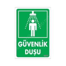 Znv Zenvia Mey İthalat Güvenlik Duşu Uyarı Levhası 17,5x25 Kod:1017 Znv2025 Cmn