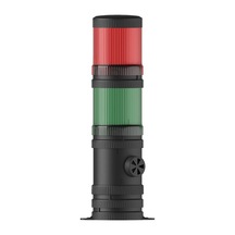 Mesan Ø70 2 Kat Işıklı Kolon Sabit Ampul Buzzer Taban Montaj 220Vac Ms 492.1.2.220Vac
