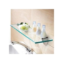 12x50 Cm Boyutunda Cam Etejer Rafı, Şık Ve Kullanışlı 0