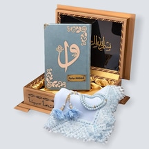 Gold Sandıklı Hafız Boy Kur'An-I Kerim Seti(Gökyüzü)