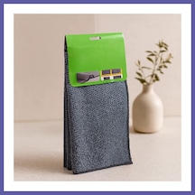 Bezos Çift Taraflı Mikrofiber & Tel Bez 4'lü 30x30 Cm - Zor Kir İçin Nıda Çok Renkli