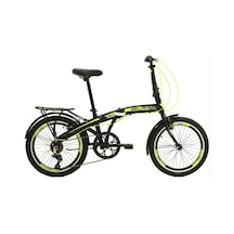 Belderia X7 20 Jant Katlanır Bisiklet Siyah-neon Sarı Siyah - Sarı