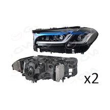 Gva 9107347 Komple Far Sag Sol Set Modıfıye Lcı-tıpı Laser-lıght Beyınler Uzerınde Bmw G30 2017 2019 63119479267-63119479268