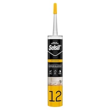 Selsil 12 Code-2432 Ayna Montaj Silikonu Şeffaf 280ml- 25'li Paket