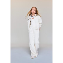 Defacto Kız Çocuk Wide Leg Eşofman Altı G0577a826sper117 Ekru-er117