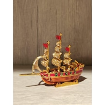 Swarovski Taşlı Gemi Mücevherlik / Dekoratif Biblo