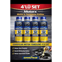 Motor İç Temizleme Dökme Katkı Seti 4'lü 300 Ml X4 Engine Flush Yağ Öncesi Temizleyici