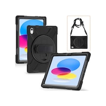Kılıffuarı Apple Uyumlu iPad  10.9 (10.Nesil) 2022 Zırhlı Defender Koruma Kapak