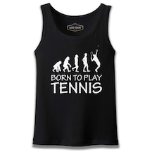 Tenis - Born To Play Siyah Erkek Atlet