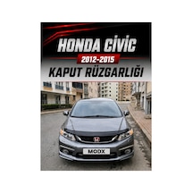 Honda Civic Fb7 2012-2015 Araca Özel Kaput Rüzgarlığı 4mm