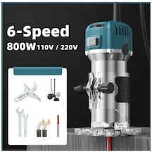 600 Watt Profesyonel Formika Traşlama Freze Makinası 6 Mm