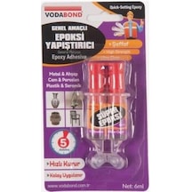 Vodabond Şırınga Epoksi Şeffaf 6ML