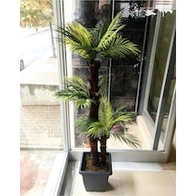 Cihan Çiçekçilik Dekoratif Yapay Çikas Ağacı 150 Cm Beyaz- Yeşil