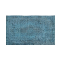 El Dokuması Vintage Yün-pamuk Turkuaz Halı 14976 180 X 288 Cm