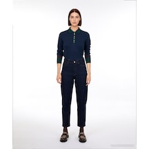 Yargıcı Mom Yüksek Bel Pantolon 26kkpn3057v 516 Lacivert