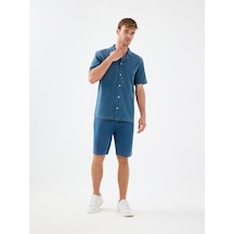 Straight Fit Erkek Şort Denim