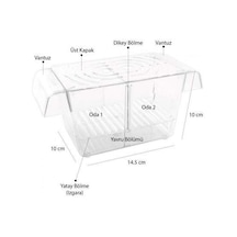 Atlantik Kristal İkili Balık Yavruluğu 14 5 Cm x 10 Cm