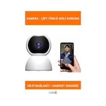 Çift Taraflı Ses Özellikli Wi Fi Güvenlik Kamerası