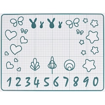 Ikea Baktradıtıon Hamur Açma Matı Beyaz-turkuaz 61x46 Cm 60480167 Bej