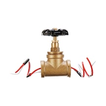 Geeroyoo Retro Vana Lamba Anahtarı - 3/4" Demir Vana Stili, Kolay Kurulum, Dekoratif Aydınlatma Siyah