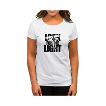 The Last of Us Look for The Light Text Beyaz Kadın Tişört Beyaz