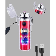 Güç Göstergeli Şarjlı Fenerli Usb Elektrikli Çakmak Uczzzhs232-5-1