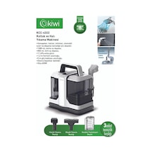 Kiwi Kcc-4322 Koltuk Ve Halı Yıkama Makinesi, 450w, Beyaz