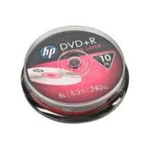 HP 8X 8.5Gb Dl 10'Lu Paket Dvd+R