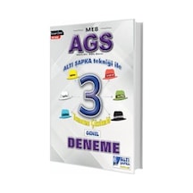 Meb-ags Altışapka Tekniği İle 3 Tamamı Çözümlü Deneme / Kolektif