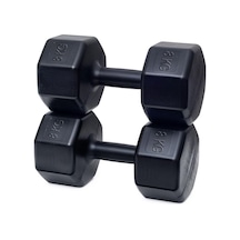 Besinistanbul 8 Kg Dambıl X 2 Adet 16 Kg Siyah