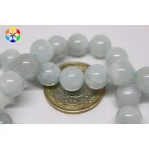 Akuamarin Taşı 10Mm/Adet Gümüş