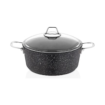 Falez Black Line Derin Granit Tencere 24Cm