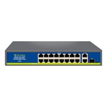 Novacom Nvc-hıf1621gbl-c 16 Port 250w Full Gigabit Poe+ Sfp Switch Uplink Metal Kasa