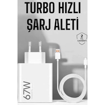 Mey İthalat Şarj Aleti 67w Hızlı Şarj Turbo Type-c Uyumlu Şarj Adaptörü Kablosu
