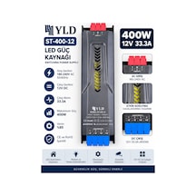 St-400-12 400w 12v 33.3a Slim Led Güç Kaynağı Led Trafo Switching Power Supply