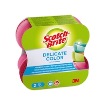 3 Adet Scotch Brite Comfort Renkli Hassas Sünger 2'li