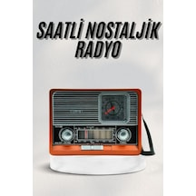 Vintage Nostaljik Radyo Aux Usb Sd Kart Girişli Şarjlı Bluetooth Bağlantılı
