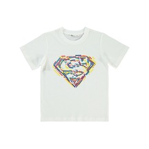 Superman Erkek Çocuk Tişört 6-9 Yaş Koyu Ekru 18973800224s1-1