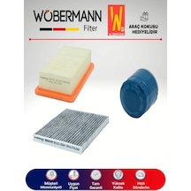 Wöbermann Hyundai Accent Era 1.4 Filtre Bakım Seti 2006-2012 3'lü Karbonlu