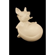 Polyester Kase Tutan Gözlüklü Köpek 20X20 Cm Hyk771