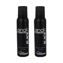 Snob Black Erkek Sprey Deodorant 150 ML x 2