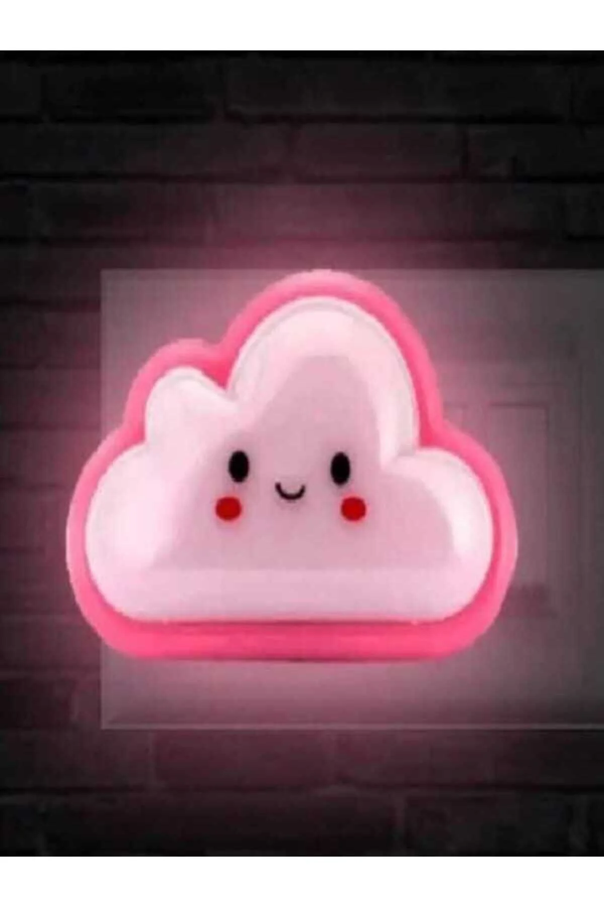 Çocuk Odası İçin Pembe Led Dekoratif Gece Lambası Şık Ve Minimal 100-220v