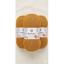 Baby One El Örgü İpi K1854 Koyu Hardal 100 G/250 Mt-3 Adet