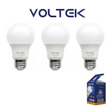Voltek 9 Watt Led Ampul Beyaz 3 Adet