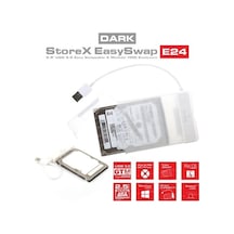 2.5 Usb 3.0 Çıkarılabilir Başlıklı Şeffaf Sata Disk Kutusu