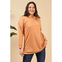 Ferace Kadın Oversize İki İplik Tesettür Tunik 001