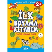 Çıkartmalı İlk Boyama Kitabım 2+ Yaş-1 - Yqbx-644971