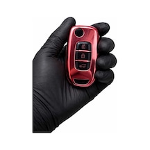 Gma Keys Megane 4 Clio 5 Captur Taliant Express 3 Buton Nano Anahtar Kılıfı Pembe Siyah Renk